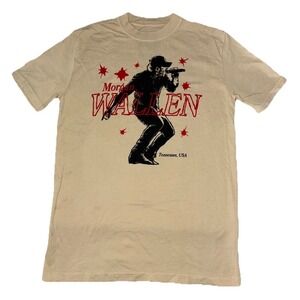 Morgan Wallen Baby Tee Women's S Sand I'm‎ The Problem Tour Merch NEW *spots